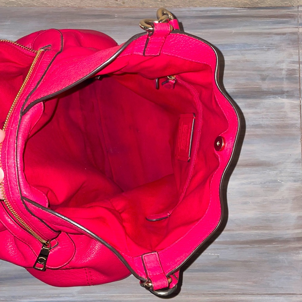 Coach Raspberry Shoulder Bag - Picture 10 of 11